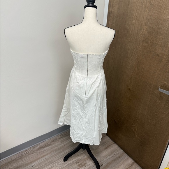 Reformation Strapless Cream Dress - Picture 5 of 5